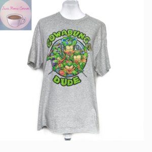 Teenage Mutant Ninja Turtles Graphic T-Shirt Gray